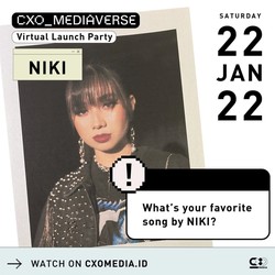 Jangan Ketinggalan, NIKI Siap Ramaikan Panggung CXO Mediavers