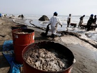 Tumpahan Minyak 6 Ribu Barel Kepung Laut Peru