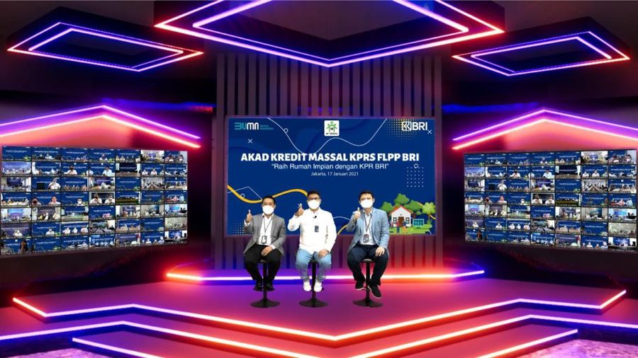Akad Massal KPR Sejahtera oleh BRI
