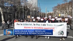 Uni Eropa Dilanda Unjuk Rasa Tolak Vaksin & Pembatasan Sosial