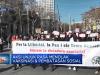 Uni Eropa Dilanda Unjuk Rasa Tolak Vaksin & Pembatasan Sosial