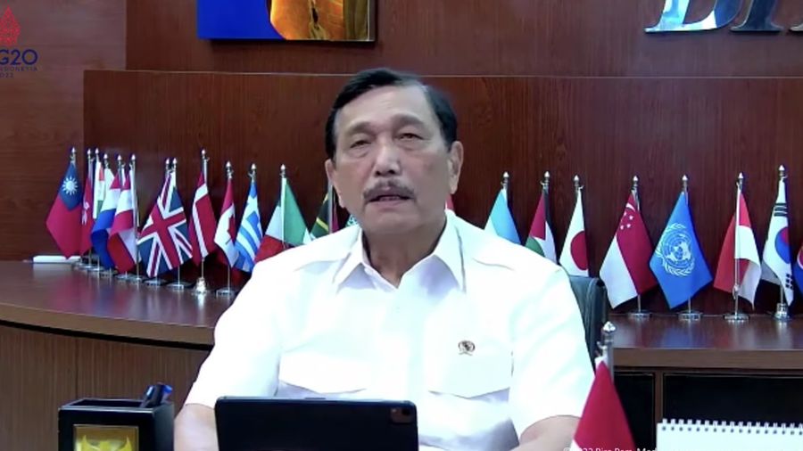 Menteri Koordinator Bidang Kemaritiman dan Investasi Luhut Binsar Pandjaitan Memberikan Keterangan Pers Menteri terkait Hasil Rapat Terbatas “Evaluasi PPKM