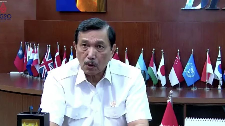 Menteri Koordinator Bidang Kemaritiman dan Investasi Luhut Binsar Pandjaitan Memberikan Keterangan Pers Menteri terkait Hasil Rapat Terbatas “Evaluasi PPKM