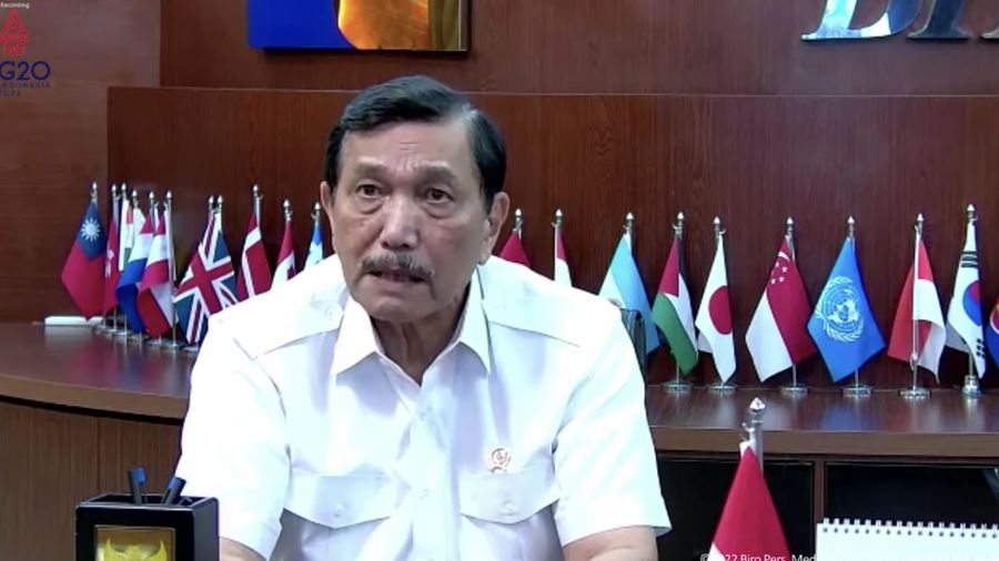 Menteri Koordinator Bidang Kemaritiman dan Investasi Luhut Binsar Pandjaitan Memberikan Keterangan Pers Menteri terkait Hasil Rapat Terbatas “Evaluasi PPKM
