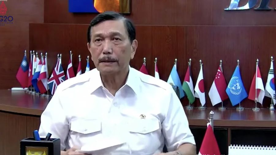 Menteri Koordinator Bidang Kemaritiman dan Investasi Luhut Binsar Pandjaitan Memberikan Keterangan Pers Menteri terkait Hasil Rapat Terbatas “Evaluasi PPKM