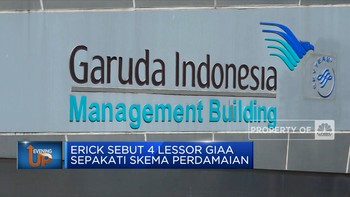 Erick Thohir Sebut 4 Lessor Garuda Sepakati Skema Perdamaian