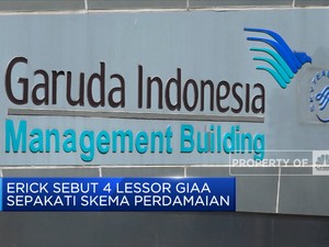 Erick Thohir Sebut 4 Lessor Garuda Sepakati Skema Perdamaian