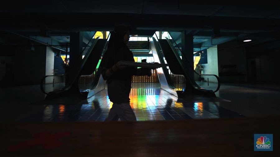 Suasana Blok M mall (CNBC Indonesia/Amndrean Kristianto)