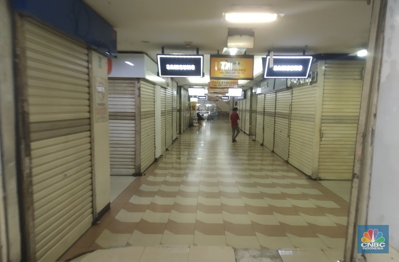 Suasana Blok M mall (CNBC Indonesia/Amndrean Kristianto)