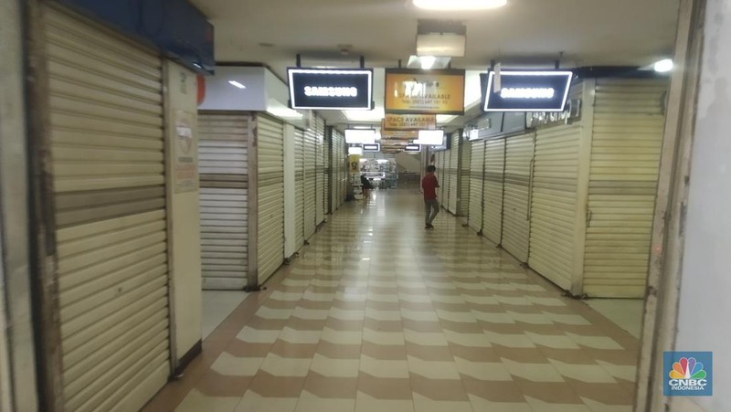 Suasana Blok M mall (CNBC Indonesia/Amndrean Kristianto)