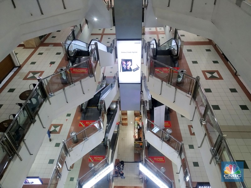 Suasana Blok M mall (CNBC Indonesia/Amndrean Kristianto) Suasana Blok M mall (CNBC Indonesia/Amndrean Kristianto)