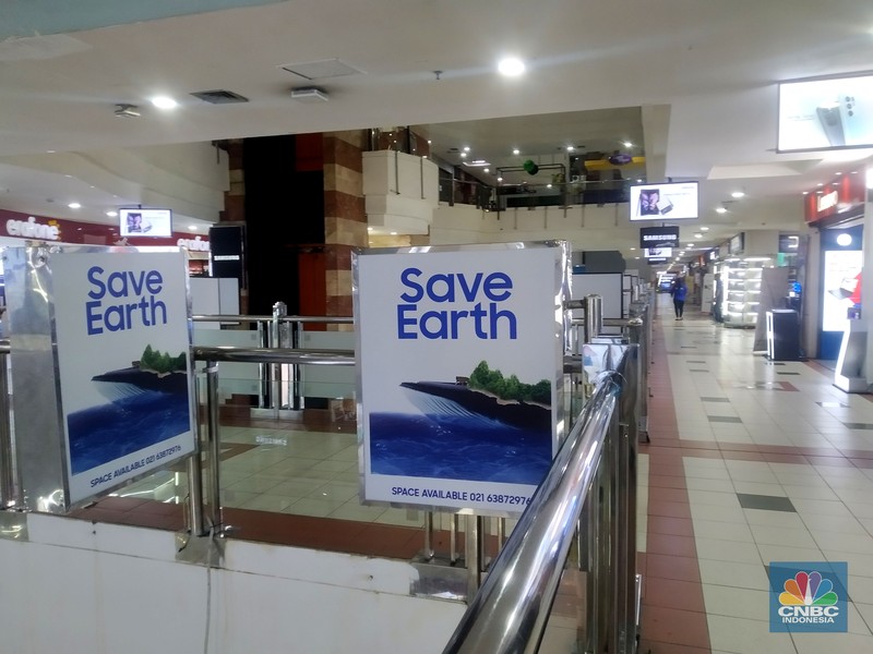 Suasana Blok M mall (CNBC Indonesia/Amndrean Kristianto)