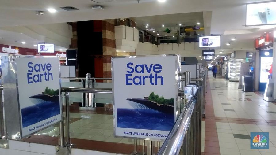 Suasana Blok M mall (CNBC Indonesia/Amndrean Kristianto)