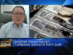 Ekspor Timah Macet, Tambang Swasta Mati Suri