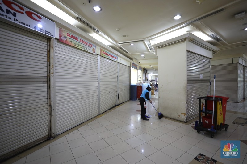 Suasana Blok M mall (CNBC Indonesia/Amndrean Kristianto) Suasana Blok M mall (CNBC Indonesia/Amndrean Kristianto)