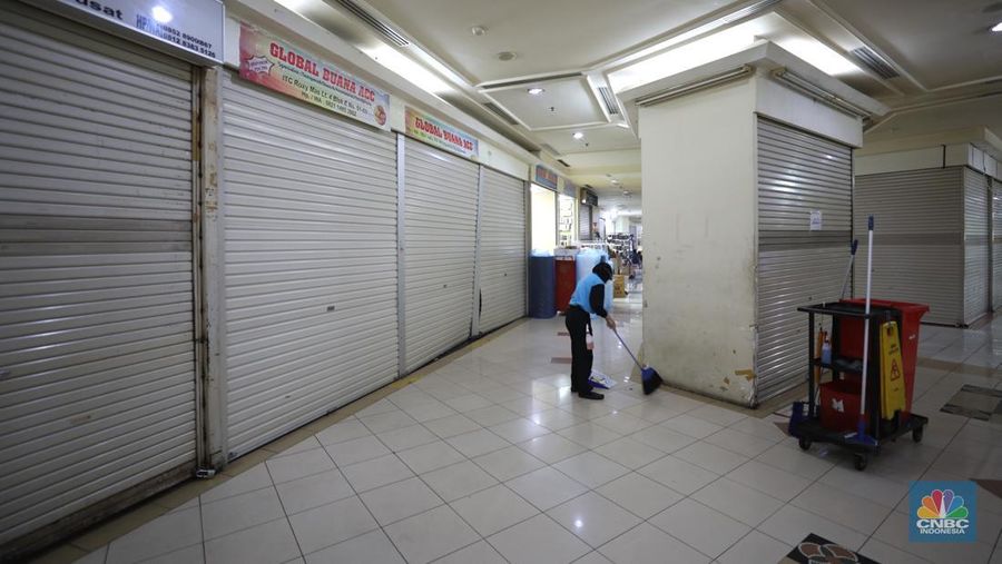 Suasana Blok M mall (CNBC Indonesia/Amndrean Kristianto)