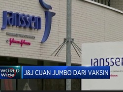 J&J Raup Cuan Jumbo dari Vaksin Covid-19