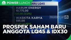 Uji Prospek Saham Baru Anggota LQ45 & IDX30