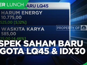 Uji Prospek Saham Baru Anggota LQ45 & IDX30
