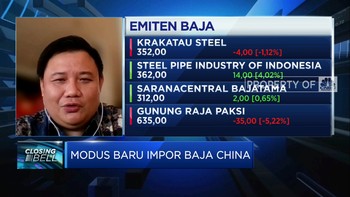 Ada Modus Baru Impor Baja China!