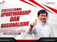 Indra Sjafri Hadir di Ajang Coaching Clinic LEAD by IndiHome
