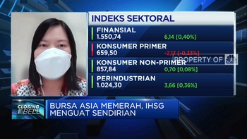 Bursa Asia Mmerah, IHSG Bertahan Sendiri?