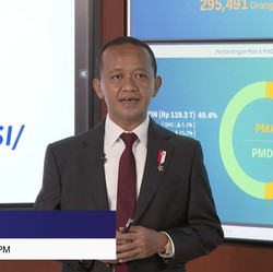 Kuartal IV-2021, RI 'Mandi' Investasi Rp 241,6 Triliun
