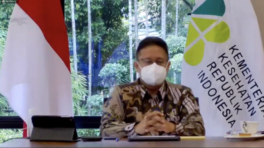 Menteri Kesehatan Budi Gunadi Sadikin Saat Konferensi Pers Kesiapan Gelombang Ketiga COVID-19. (Tangkapan Layar Youtube Kementerian Kesehatan RI)
