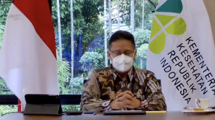 Menteri Kesehatan Budi Gunadi Sadikin Saat Konferensi Pers Kesiapan Gelombang Ketiga COVID-19. (Tangkapan Layar Youtube Kementerian Kesehatan RI)