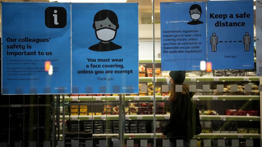 Pelonggaran Pemakaian Masker di Inggris
