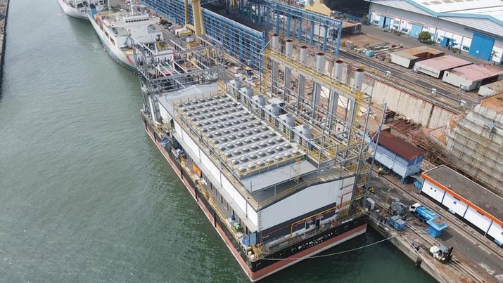 PLN dan PT PAL luncurkan pembangkit listrik kapal modern 60 MW. (Doc PLN)