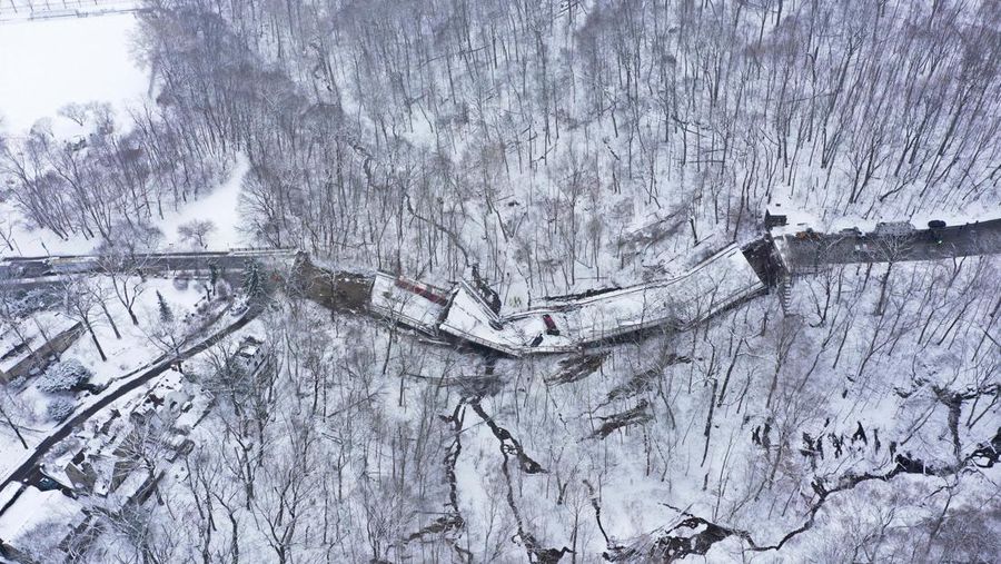 Jembatan di Pittsburgh AS Runtuh (REUTERS/DRONE BASE)