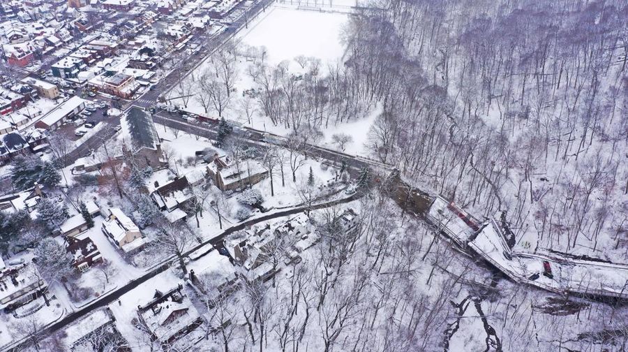 Jembatan di Pittsburgh AS Runtuh (REUTERS/DRONE BASE)