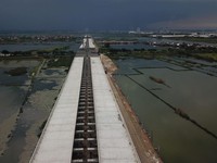 Begini Wujud Tol di Pantura yang Muncul Fenomena 'Atlantis'