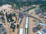 Penampakan Banjir dan Longsor Terjang Brasil, 18 Orang Tewas