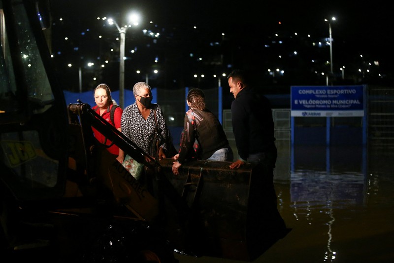 Banjir dan tanah longsor terjang Sao Paulo, Brasil (AP Photo/Orlando Junior-Futura Press)