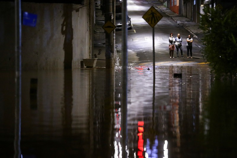 Banjir dan tanah longsor terjang Sao Paulo, Brasil (AP Photo/Orlando Junior-Futura Press)