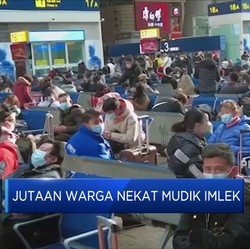 Pandemi Covid-19, Jutaan Warga China Nekat Mudik Imlek