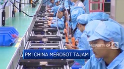 Gegara Lockdown, PMI China Merosot Tajam