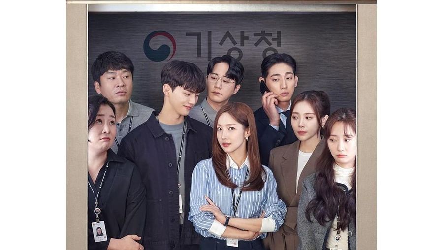 Poster drakor Forecasting Love and Weather (Instagram @jtbcdrama)