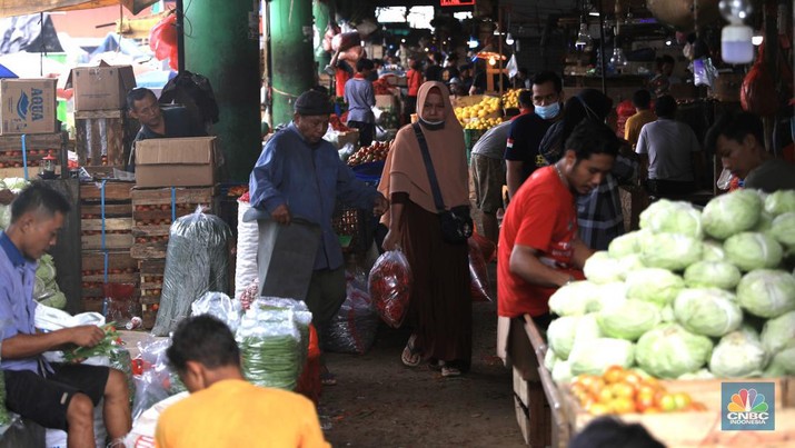 Ilustrasi pasar induk, Jakarta (CNBC Indonesia/Muhammad Sabki)