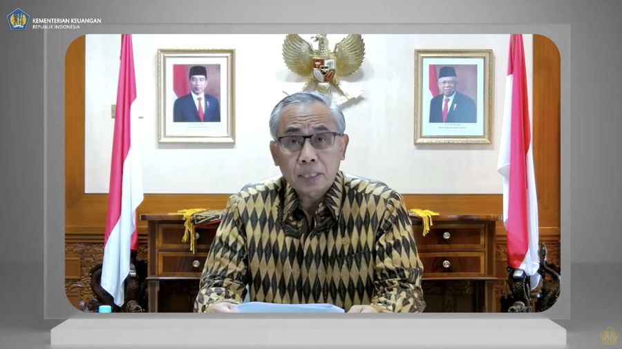 Konferensi Pers KSSK hasil rapat Berkala KSSK I Tahun 2022 (Tangkapan layar youtube Kemenkeu RI)