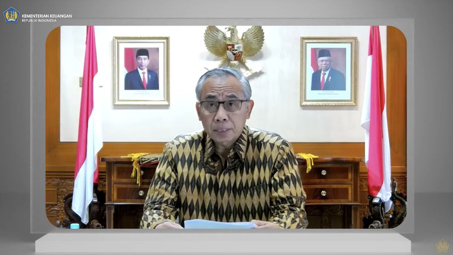 Konferensi Pers KSSK hasil rapat Berkala KSSK I Tahun 2022 (Tangkapan layar youtube Kemenkeu RI)