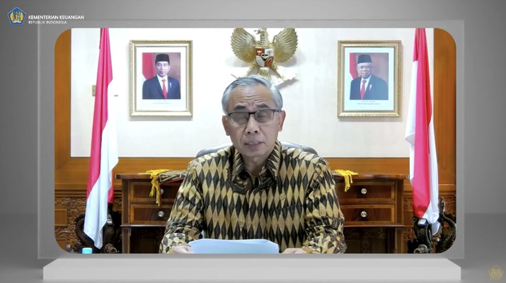 Konferensi Pers KSSK hasil rapat Berkala KSSK I Tahun 2022 (Tangkapan layar youtube Kemenkeu RI)