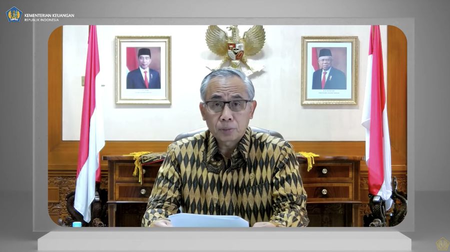 Konferensi Pers KSSK hasil rapat Berkala KSSK I Tahun 2022 (Tangkapan layar youtube Kemenkeu RI)