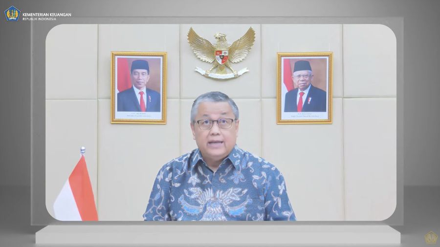 Konferensi Pers KSSK hasil rapat Berkala KSSK I Tahun 2022 (Tangkapan layar youtube Kemenkeu RI)