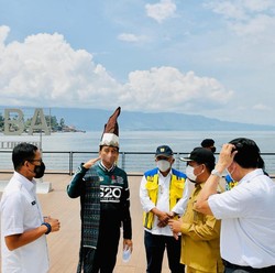 Penampakan Pantai Bebas Parapat yang Diresmikan Jokowi