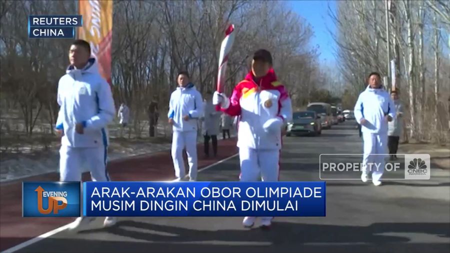 Arak-arakan Obor Olimpiade Musim Dingin China Dimulai