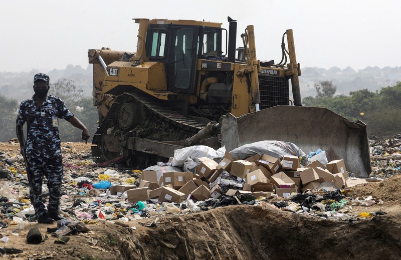 Limbah covid di New Delhi, India (REUTERS/ADNAN ABIDI)