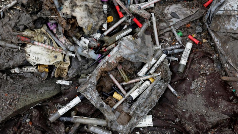 Limbah covid di New Delhi, India (REUTERS/ADNAN ABIDI)